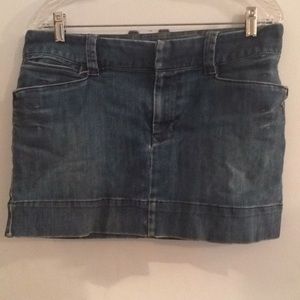 American eagle denim mini skirt